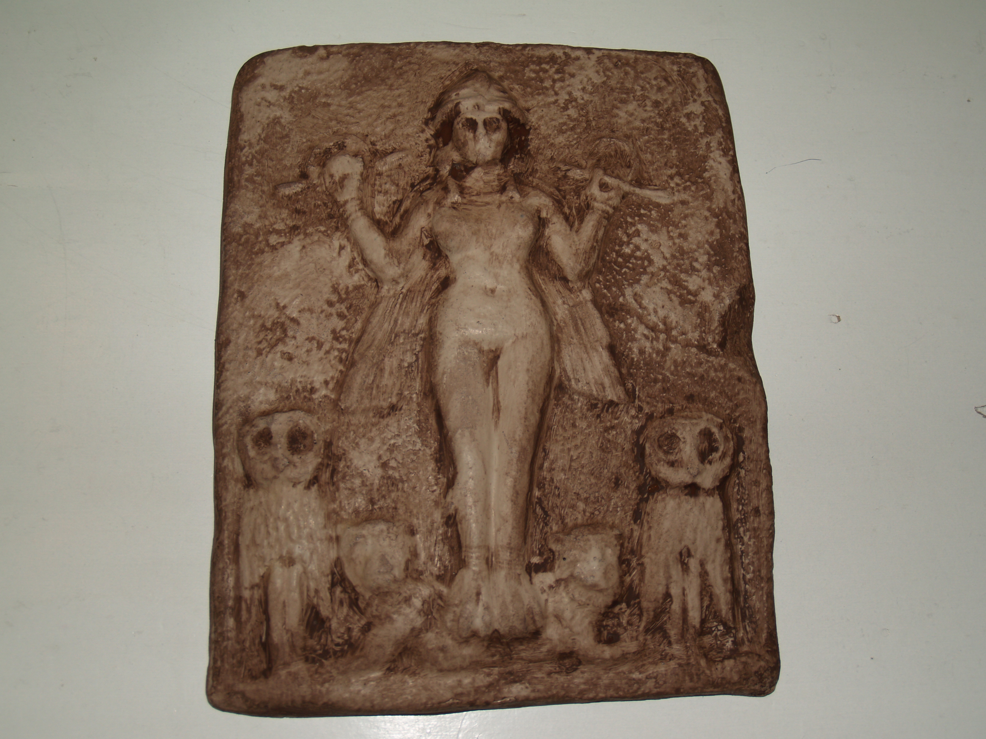 Sumerian Lilith Plaque Recreation - Click Image to Close